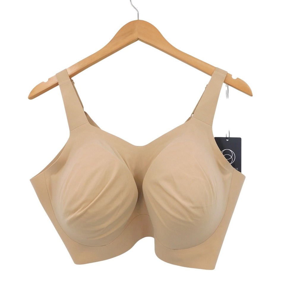 Evelyn Bobbie The Beyond Bra Sand Wireless Seamless Smoothing Bra 2XL NWT
